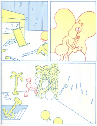 I was invited to make a comic for the publication 'Colorama Clubhouse'#6. Clubhouse is a collaboration project hosted by COLORAMA and Aisha Franz. 4 pages.
