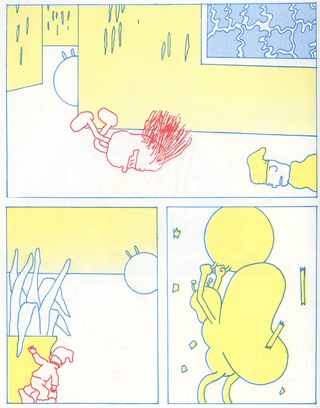 I was invited to make a comic for the publication 'Colorama Clubhouse'#6. Clubhouse is a collaboration project hosted by COLORAMA and Aisha Franz. 4 pages.
