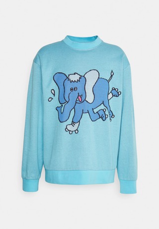 Happy-Elefant Sweater for 'Cleptomanicx' clothing. Get it in their shop. You'll find a link in my about section.