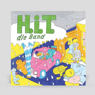 Cover artwork for the album 'Die Band' by German punk band 'H.i.T.'
Out with 'Soulforce Records' in march 2024.
 